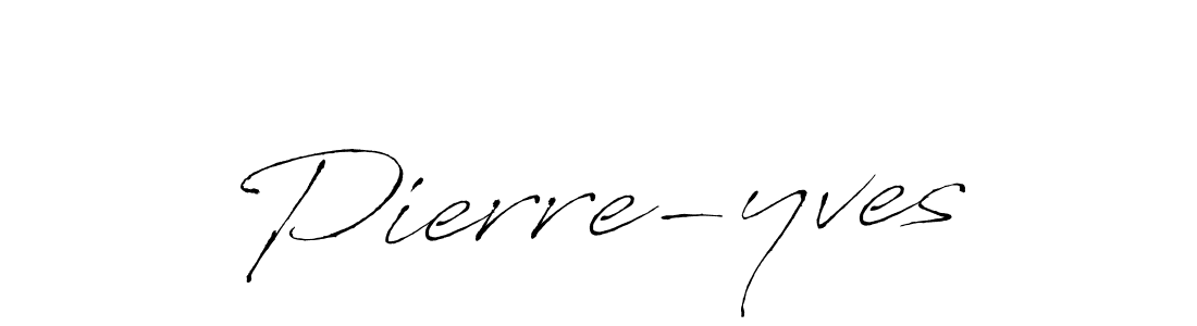 Make a beautiful signature design for name Pierre-yves. With this signature (Antro_Vectra) style, you can create a handwritten signature for free. Pierre-yves signature style 6 images and pictures png