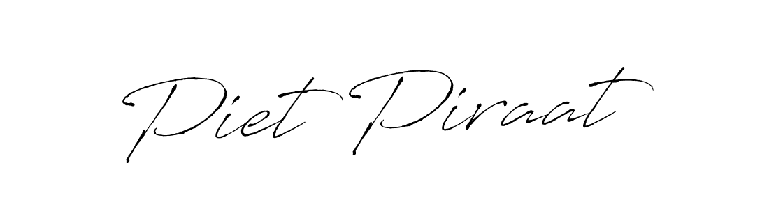 Make a beautiful signature design for name Piet Piraat. With this signature (Antro_Vectra) style, you can create a handwritten signature for free. Piet Piraat signature style 6 images and pictures png