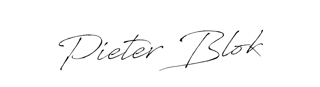 Design your own signature with our free online signature maker. With this signature software, you can create a handwritten (Antro_Vectra) signature for name Pieter Blok. Pieter Blok signature style 6 images and pictures png