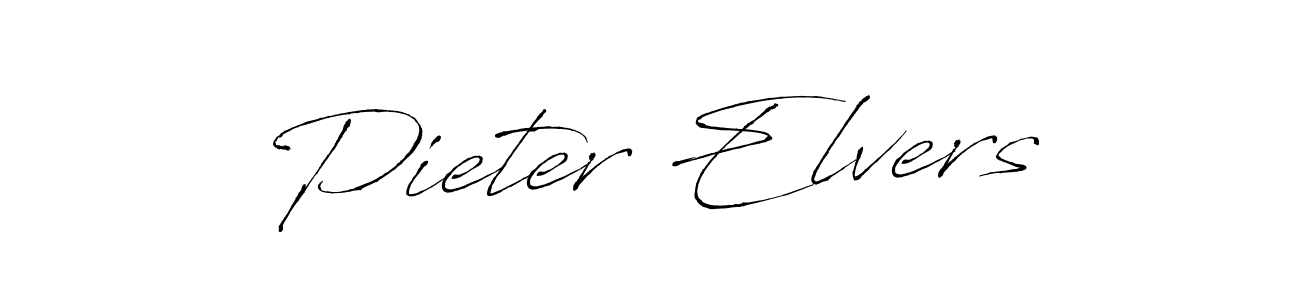 Pieter Elvers stylish signature style. Best Handwritten Sign (Antro_Vectra) for my name. Handwritten Signature Collection Ideas for my name Pieter Elvers. Pieter Elvers signature style 6 images and pictures png