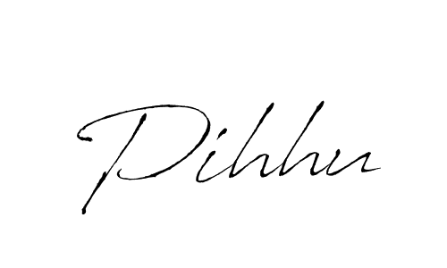 Similarly Antro_Vectra is the best handwritten signature design. Signature creator online .You can use it as an online autograph creator for name Pihhu. Pihhu signature style 6 images and pictures png