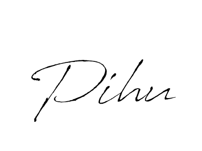 Make a beautiful signature design for name Pihu. Use this online signature maker to create a handwritten signature for free. Pihu signature style 6 images and pictures png