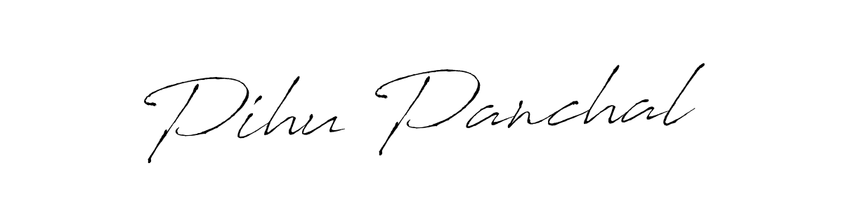 Use a signature maker to create a handwritten signature online. With this signature software, you can design (Antro_Vectra) your own signature for name Pihu Panchal. Pihu Panchal signature style 6 images and pictures png