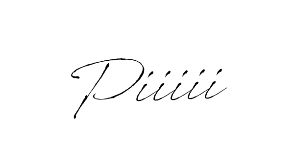 How to make Piiiii signature? Antro_Vectra is a professional autograph style. Create handwritten signature for Piiiii name. Piiiii signature style 6 images and pictures png