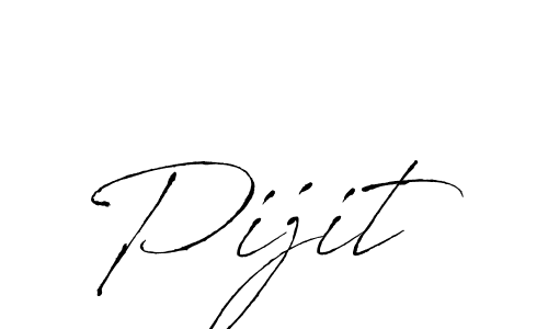 Create a beautiful signature design for name Pijit. With this signature (Antro_Vectra) fonts, you can make a handwritten signature for free. Pijit signature style 6 images and pictures png