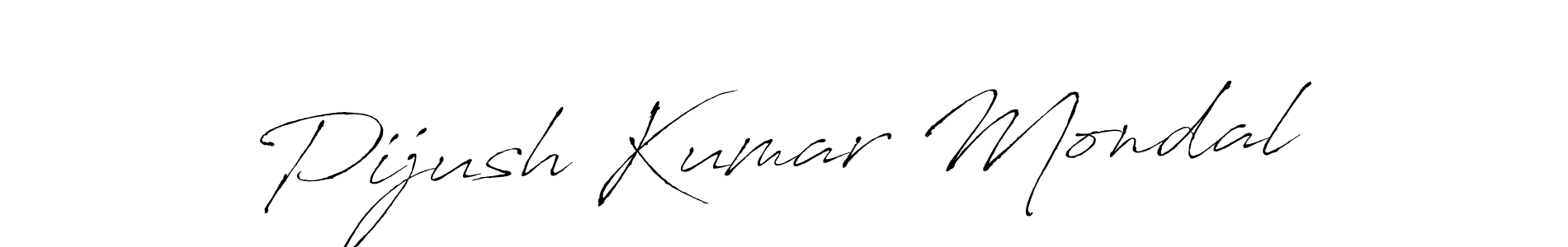 Use a signature maker to create a handwritten signature online. With this signature software, you can design (Antro_Vectra) your own signature for name Pijush Kumar Mondal. Pijush Kumar Mondal signature style 6 images and pictures png