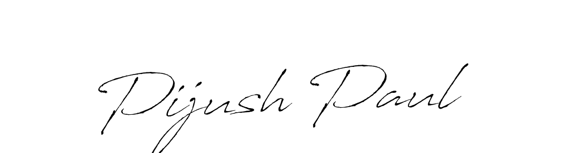 Design your own signature with our free online signature maker. With this signature software, you can create a handwritten (Antro_Vectra) signature for name Pijush Paul. Pijush Paul signature style 6 images and pictures png