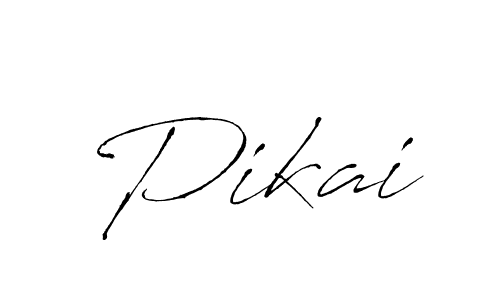 Also we have Pikai name is the best signature style. Create professional handwritten signature collection using Antro_Vectra autograph style. Pikai signature style 6 images and pictures png
