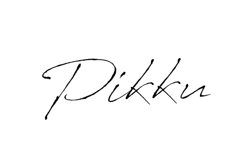 Pikku stylish signature style. Best Handwritten Sign (Antro_Vectra) for my name. Handwritten Signature Collection Ideas for my name Pikku. Pikku signature style 6 images and pictures png