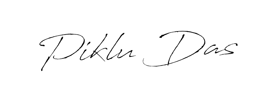 The best way (Antro_Vectra) to make a short signature is to pick only two or three words in your name. The name Piklu Das include a total of six letters. For converting this name. Piklu Das signature style 6 images and pictures png
