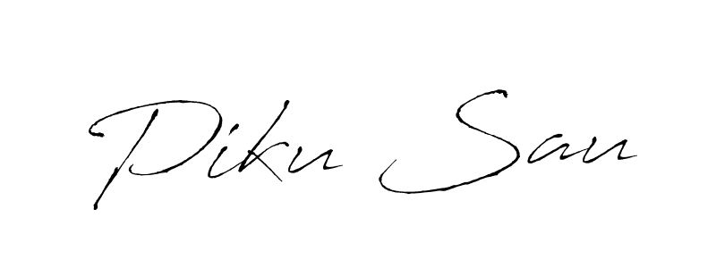 Piku Sau stylish signature style. Best Handwritten Sign (Antro_Vectra) for my name. Handwritten Signature Collection Ideas for my name Piku Sau. Piku Sau signature style 6 images and pictures png