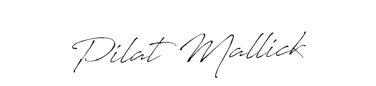 Make a beautiful signature design for name Pilat Mallick. With this signature (Antro_Vectra) style, you can create a handwritten signature for free. Pilat Mallick signature style 6 images and pictures png