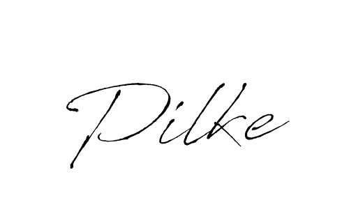 How to make Pilke signature? Antro_Vectra is a professional autograph style. Create handwritten signature for Pilke name. Pilke signature style 6 images and pictures png