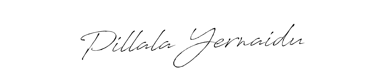 Create a beautiful signature design for name Pillala Yernaidu. With this signature (Antro_Vectra) fonts, you can make a handwritten signature for free. Pillala Yernaidu signature style 6 images and pictures png