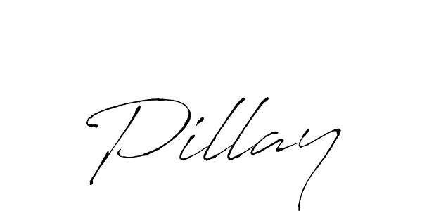 Pillay stylish signature style. Best Handwritten Sign (Antro_Vectra) for my name. Handwritten Signature Collection Ideas for my name Pillay. Pillay signature style 6 images and pictures png