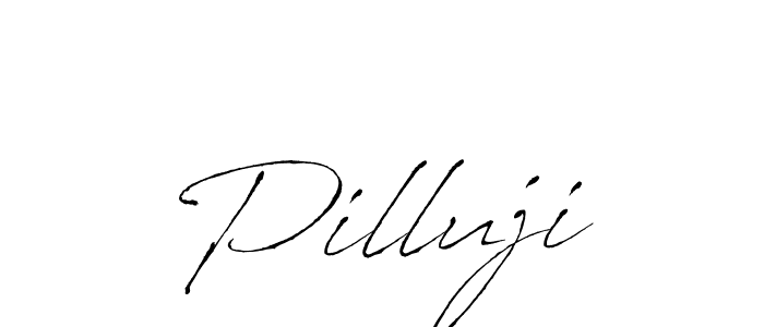 How to make Pilluji name signature. Use Antro_Vectra style for creating short signs online. This is the latest handwritten sign. Pilluji signature style 6 images and pictures png