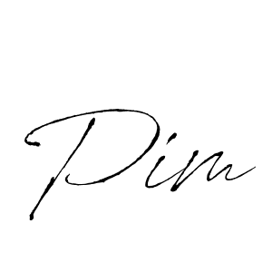 The best way (Antro_Vectra) to make a short signature is to pick only two or three words in your name. The name Pim include a total of six letters. For converting this name. Pim signature style 6 images and pictures png