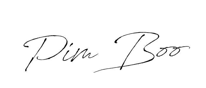 Also You can easily find your signature by using the search form. We will create Pim Boo name handwritten signature images for you free of cost using Antro_Vectra sign style. Pim Boo signature style 6 images and pictures png