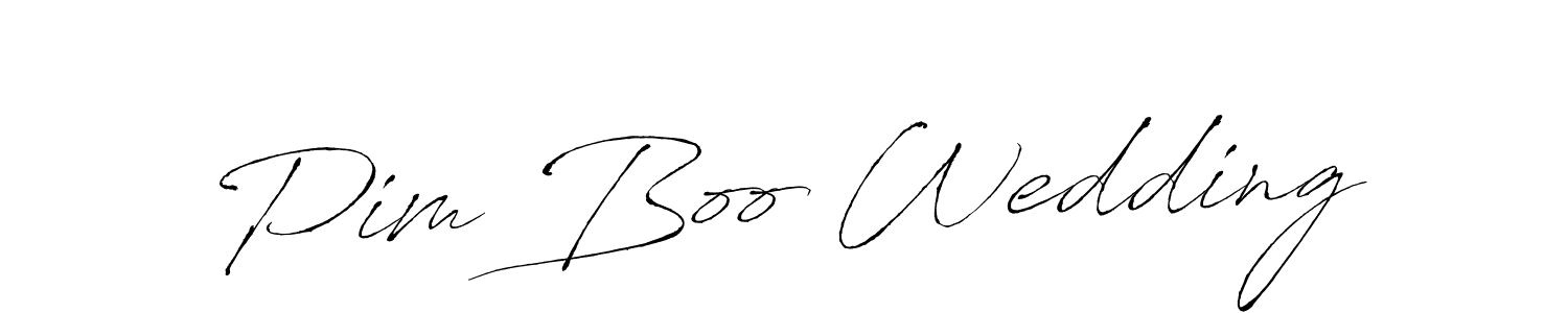 You should practise on your own different ways (Antro_Vectra) to write your name (Pim Boo Wedding) in signature. don't let someone else do it for you. Pim Boo Wedding signature style 6 images and pictures png