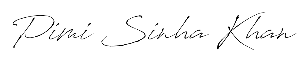 Make a short Pimi Sinha Khan signature style. Manage your documents anywhere anytime using Antro_Vectra. Create and add eSignatures, submit forms, share and send files easily. Pimi Sinha Khan signature style 6 images and pictures png