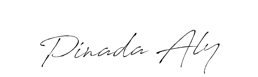 if you are searching for the best signature style for your name Pinada Aly. so please give up your signature search. here we have designed multiple signature styles  using Antro_Vectra. Pinada Aly signature style 6 images and pictures png