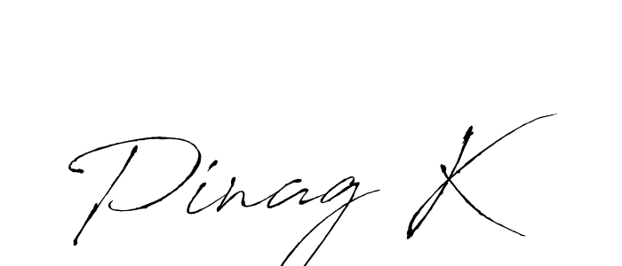 Use a signature maker to create a handwritten signature online. With this signature software, you can design (Antro_Vectra) your own signature for name Pinag K. Pinag K signature style 6 images and pictures png