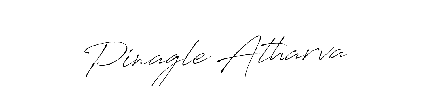 The best way (Antro_Vectra) to make a short signature is to pick only two or three words in your name. The name Pinagle Atharva include a total of six letters. For converting this name. Pinagle Atharva signature style 6 images and pictures png
