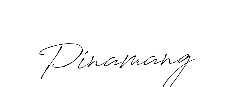 How to make Pinamang name signature. Use Antro_Vectra style for creating short signs online. This is the latest handwritten sign. Pinamang signature style 6 images and pictures png