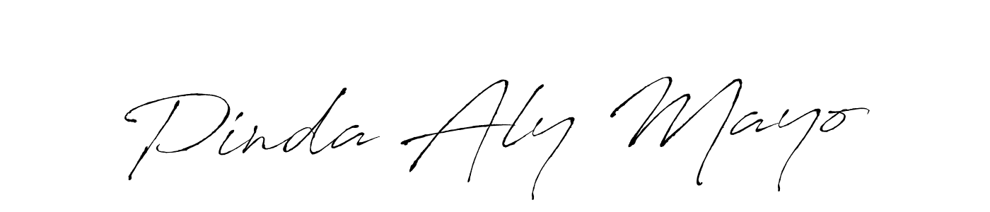 How to make Pinda Aly Mayo signature? Antro_Vectra is a professional autograph style. Create handwritten signature for Pinda Aly Mayo name. Pinda Aly Mayo signature style 6 images and pictures png