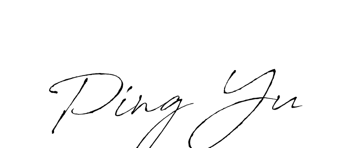 Also we have Ping Yu name is the best signature style. Create professional handwritten signature collection using Antro_Vectra autograph style. Ping Yu signature style 6 images and pictures png