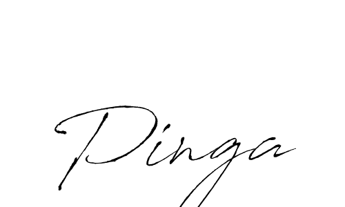 How to make Pinga signature? Antro_Vectra is a professional autograph style. Create handwritten signature for Pinga name. Pinga signature style 6 images and pictures png