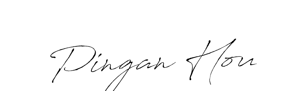 How to make Pingan Hou signature? Antro_Vectra is a professional autograph style. Create handwritten signature for Pingan Hou name. Pingan Hou signature style 6 images and pictures png