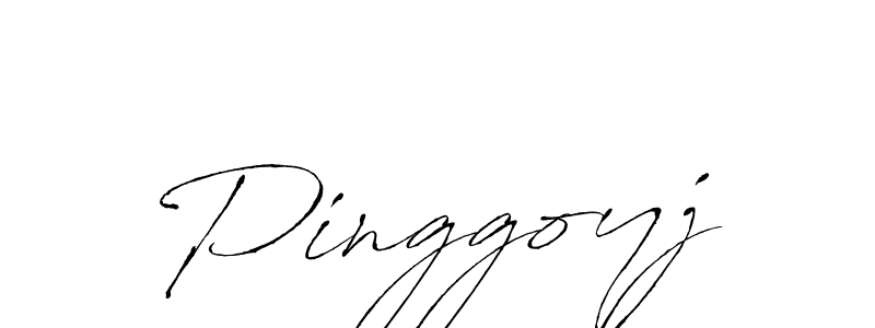 Antro_Vectra is a professional signature style that is perfect for those who want to add a touch of class to their signature. It is also a great choice for those who want to make their signature more unique. Get Pinggoyj name to fancy signature for free. Pinggoyj signature style 6 images and pictures png