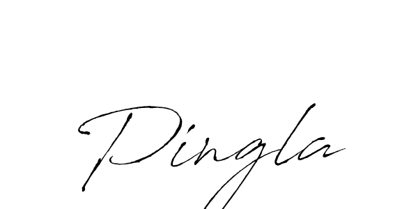 How to make Pingla signature? Antro_Vectra is a professional autograph style. Create handwritten signature for Pingla name. Pingla signature style 6 images and pictures png