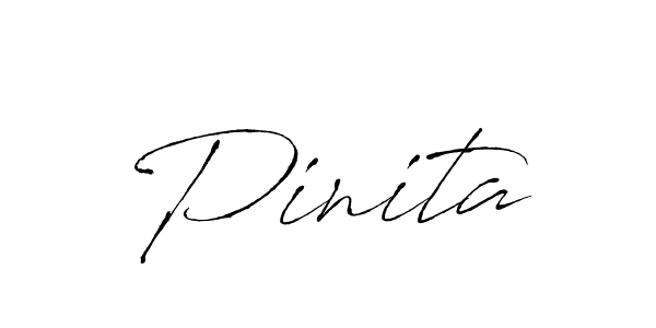 Design your own signature with our free online signature maker. With this signature software, you can create a handwritten (Antro_Vectra) signature for name Pinita. Pinita signature style 6 images and pictures png