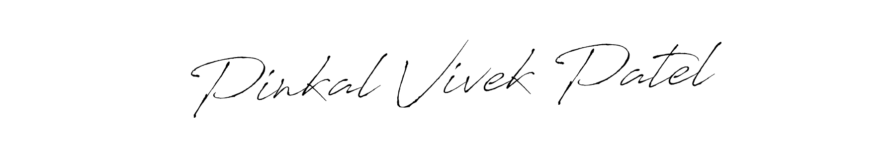 Make a beautiful signature design for name Pinkal Vivek Patel. Use this online signature maker to create a handwritten signature for free. Pinkal Vivek Patel signature style 6 images and pictures png