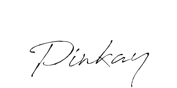 How to make Pinkay signature? Antro_Vectra is a professional autograph style. Create handwritten signature for Pinkay name. Pinkay signature style 6 images and pictures png