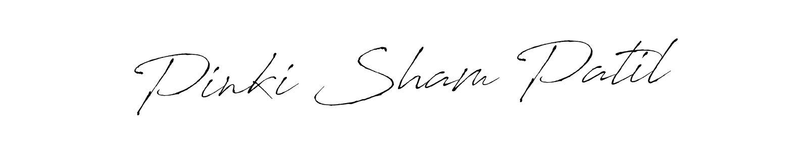 Create a beautiful signature design for name Pinki Sham Patil. With this signature (Antro_Vectra) fonts, you can make a handwritten signature for free. Pinki Sham Patil signature style 6 images and pictures png