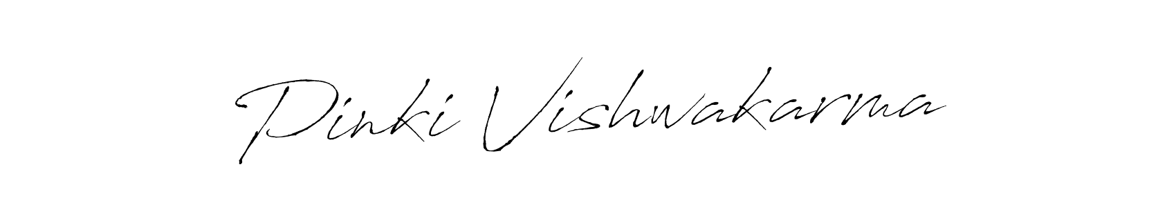 Similarly Antro_Vectra is the best handwritten signature design. Signature creator online .You can use it as an online autograph creator for name Pinki Vishwakarma. Pinki Vishwakarma signature style 6 images and pictures png