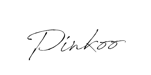 Use a signature maker to create a handwritten signature online. With this signature software, you can design (Antro_Vectra) your own signature for name Pinkoo. Pinkoo signature style 6 images and pictures png