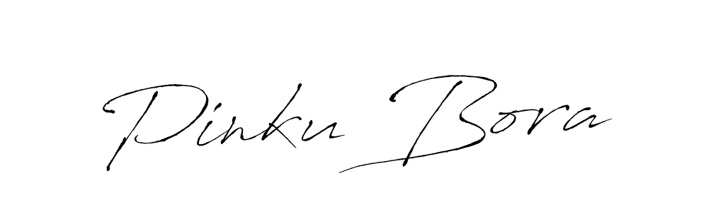 Design your own signature with our free online signature maker. With this signature software, you can create a handwritten (Antro_Vectra) signature for name Pinku Bora. Pinku Bora signature style 6 images and pictures png