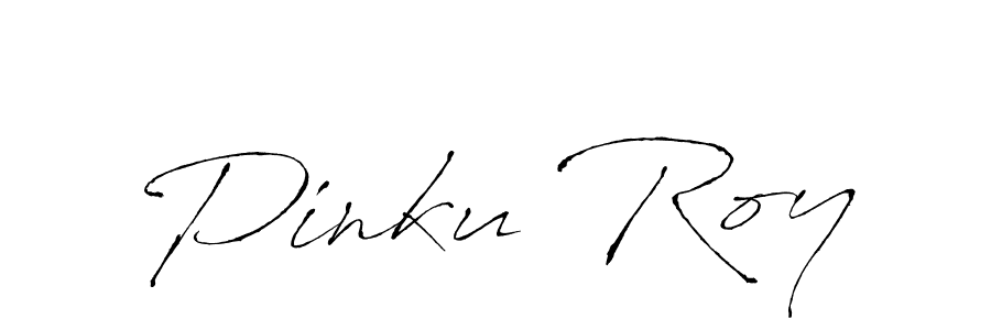 You should practise on your own different ways (Antro_Vectra) to write your name (Pinku Roy) in signature. don't let someone else do it for you. Pinku Roy signature style 6 images and pictures png