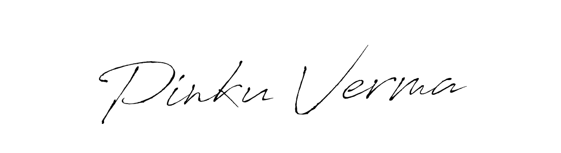 Antro_Vectra is a professional signature style that is perfect for those who want to add a touch of class to their signature. It is also a great choice for those who want to make their signature more unique. Get Pinku Verma name to fancy signature for free. Pinku Verma signature style 6 images and pictures png