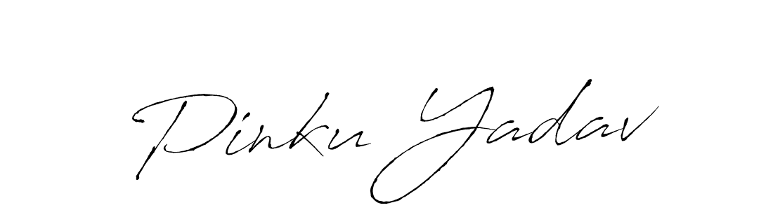 You should practise on your own different ways (Antro_Vectra) to write your name (Pinku Yadav) in signature. don't let someone else do it for you. Pinku Yadav signature style 6 images and pictures png