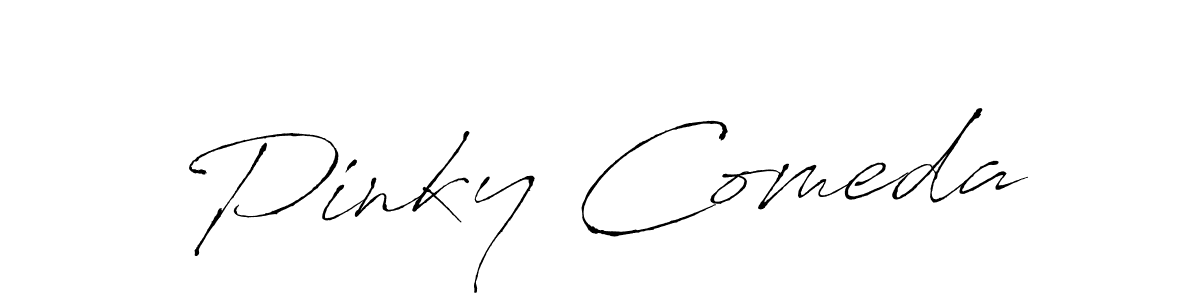 if you are searching for the best signature style for your name Pinky Comeda. so please give up your signature search. here we have designed multiple signature styles  using Antro_Vectra. Pinky Comeda signature style 6 images and pictures png