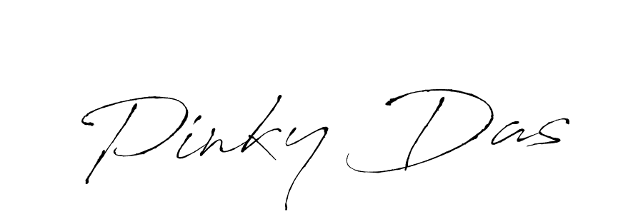 Make a beautiful signature design for name Pinky Das. With this signature (Antro_Vectra) style, you can create a handwritten signature for free. Pinky Das signature style 6 images and pictures png