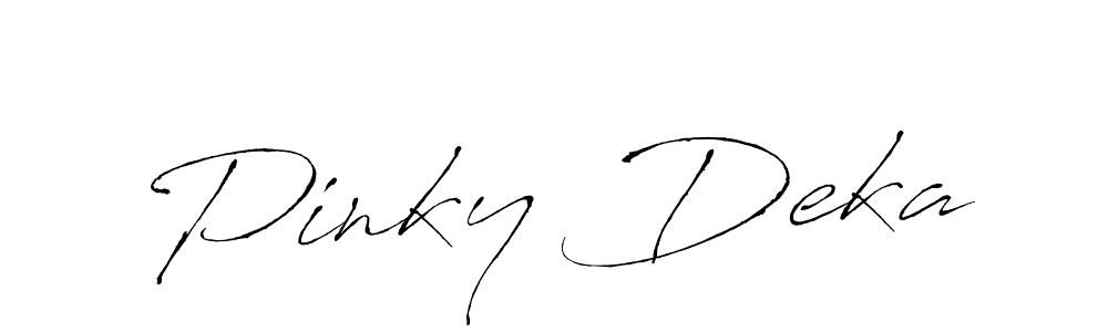 if you are searching for the best signature style for your name Pinky Deka. so please give up your signature search. here we have designed multiple signature styles  using Antro_Vectra. Pinky Deka signature style 6 images and pictures png