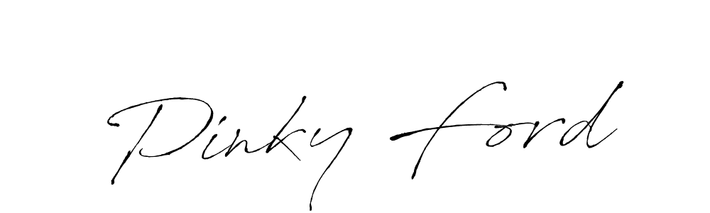 Similarly Antro_Vectra is the best handwritten signature design. Signature creator online .You can use it as an online autograph creator for name Pinky Ford. Pinky Ford signature style 6 images and pictures png