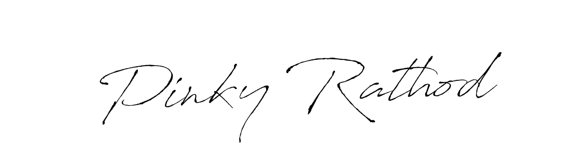 Pinky Rathod stylish signature style. Best Handwritten Sign (Antro_Vectra) for my name. Handwritten Signature Collection Ideas for my name Pinky Rathod. Pinky Rathod signature style 6 images and pictures png