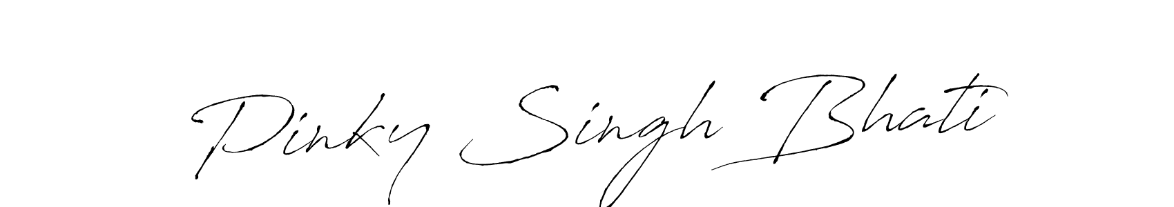 Similarly Antro_Vectra is the best handwritten signature design. Signature creator online .You can use it as an online autograph creator for name Pinky Singh Bhati. Pinky Singh Bhati signature style 6 images and pictures png